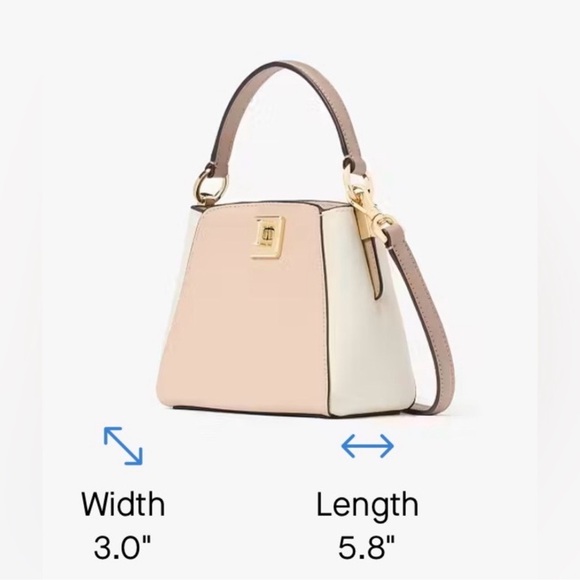 Kate Spade ♠️ Phoebe Mini Top Handle Crossbody Bag in Toasted Hazelnut NWT - Picture 5 of 9